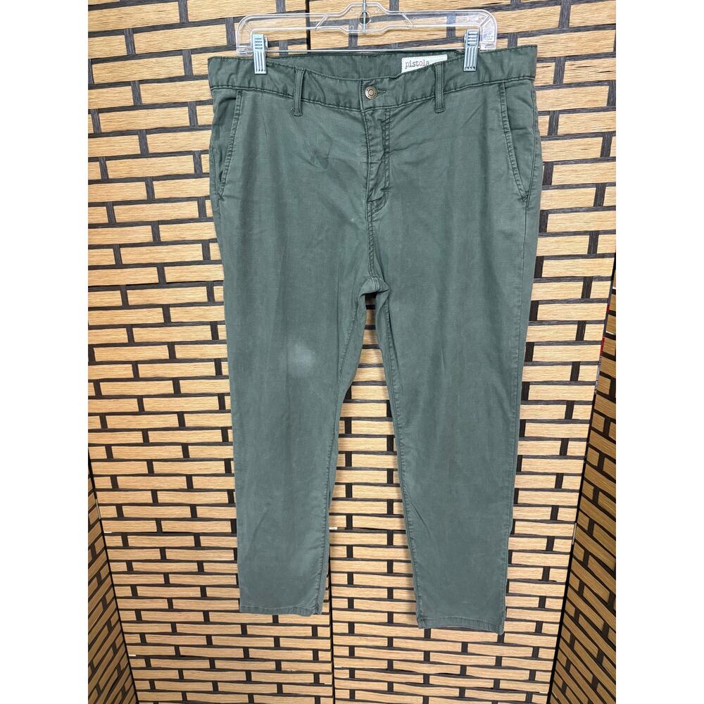 Pistola Olive Green Pants Size 32
